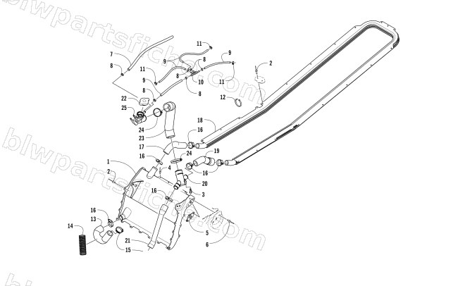 COOLING ASSEMBLY diagram