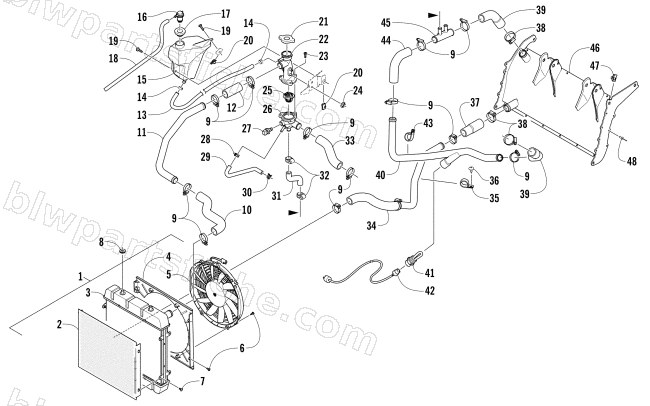 COOLING ASSEMBLY diagram