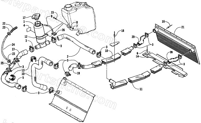 COOLING ASSEMBLY diagram