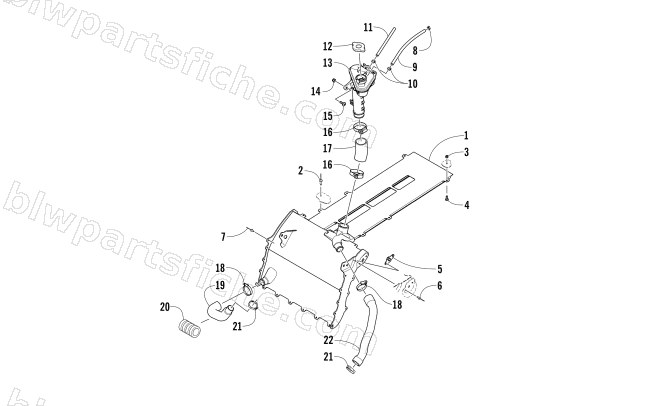 COOLING ASSEMBLY diagram