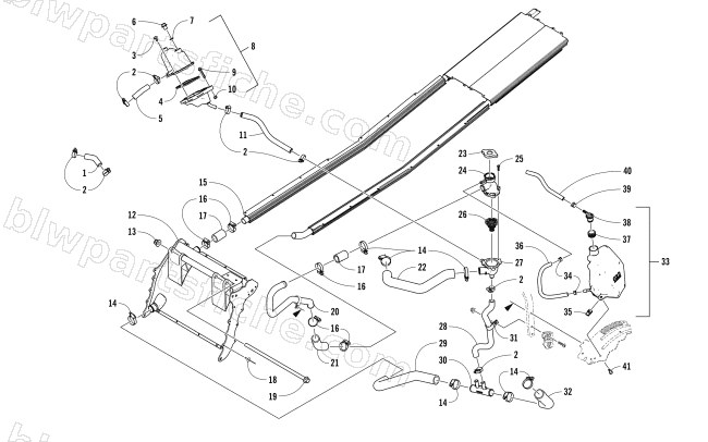COOLING ASSEMBLY diagram