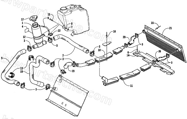 COOLING ASSEMBLY diagram