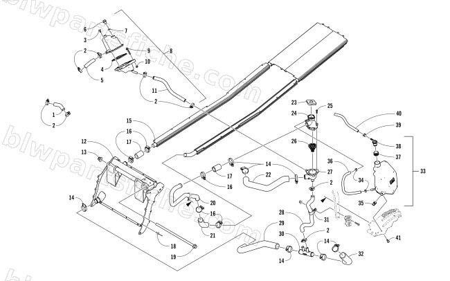 COOLING ASSEMBLY diagram