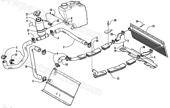 COOLING ASSEMBLY diagram