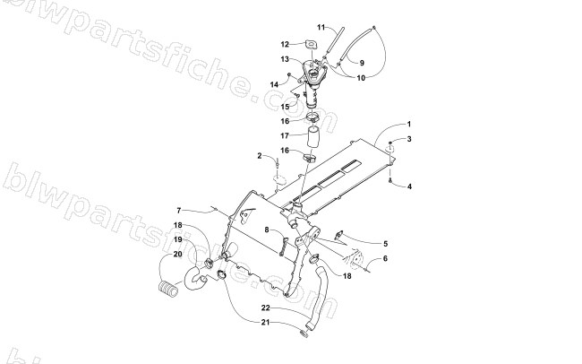 COOLING ASSEMBLY diagram