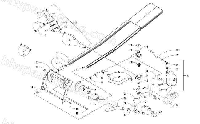 COOLING ASSEMBLY diagram