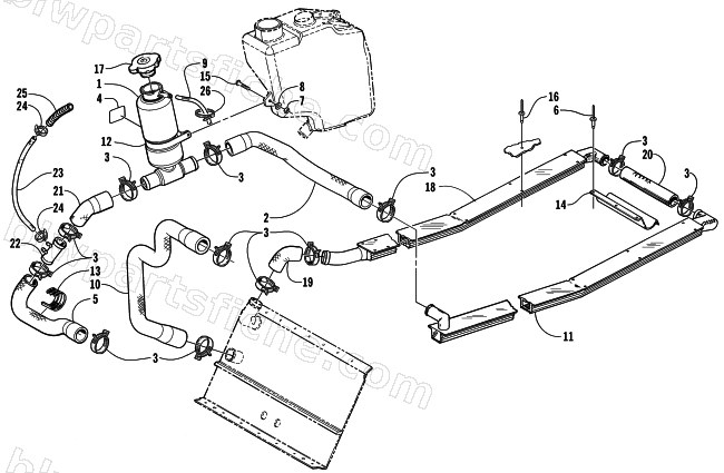 COOLING ASSEMBLY diagram