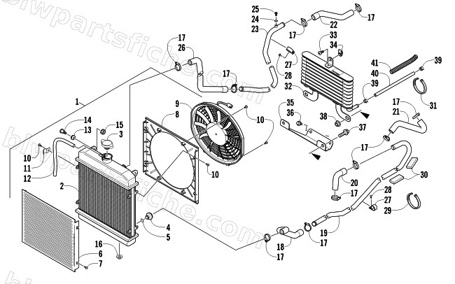 COOLING ASSEMBLY diagram
