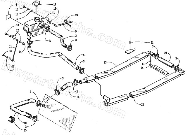 COOLING ASSEMBLY diagram
