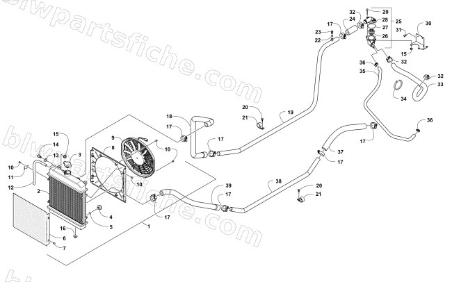 COOLING ASSEMBLY diagram