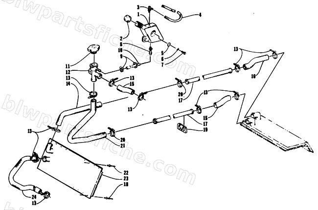 COOLING ASSEMBLY diagram