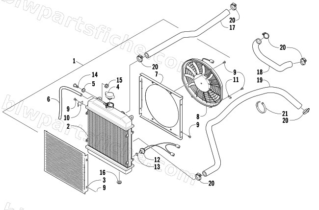 COOLING ASSEMBLY diagram