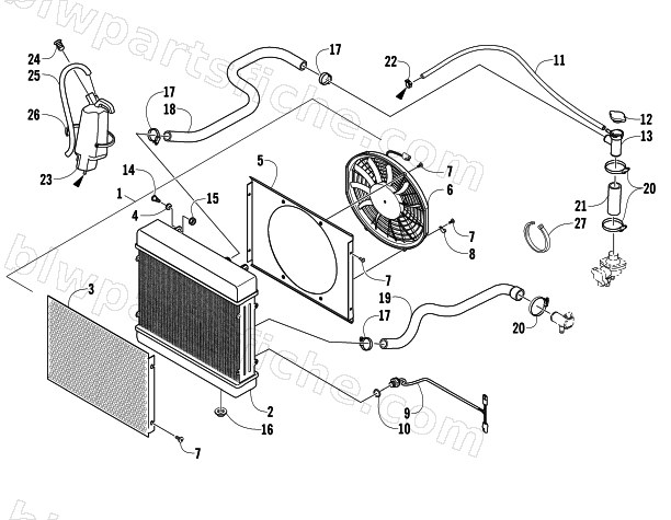 COOLING ASSEMBLY diagram