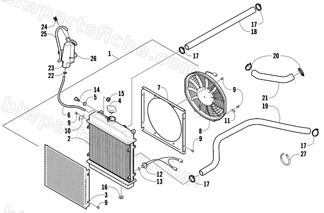 COOLING ASSEMBLY diagram