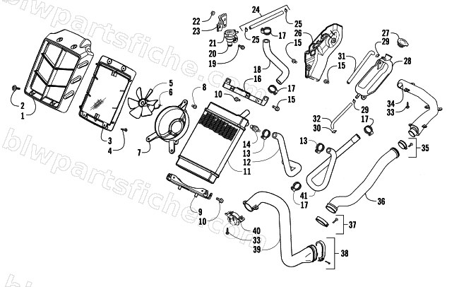 COOLING ASSEMBLY diagram