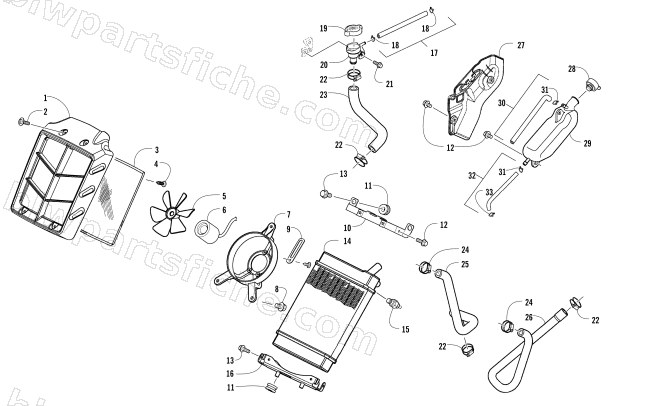 COOLING ASSEMBLY diagram