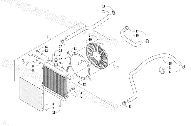 COOLING ASSEMBLY diagram