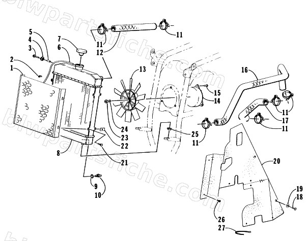 COOLING ASSEMBLY diagram