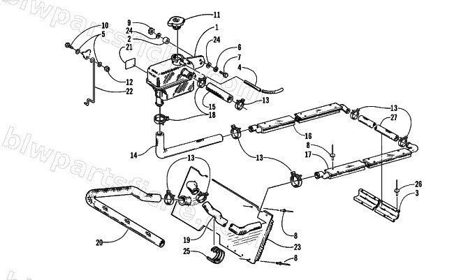COOLING ASSEMBLY diagram