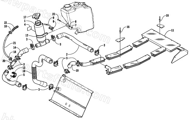 COOLING ASSEMBLY diagram