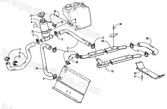 COOLING ASSEMBLY diagram
