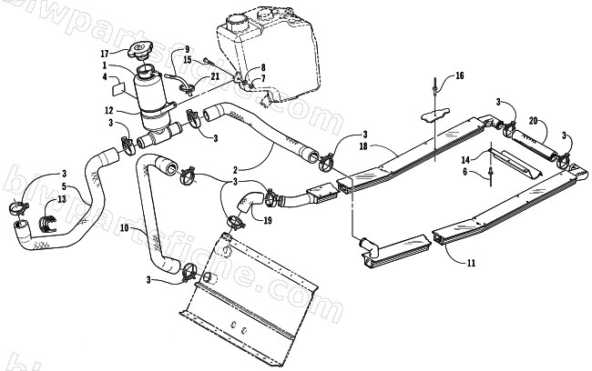 COOLING ASSEMBLY diagram