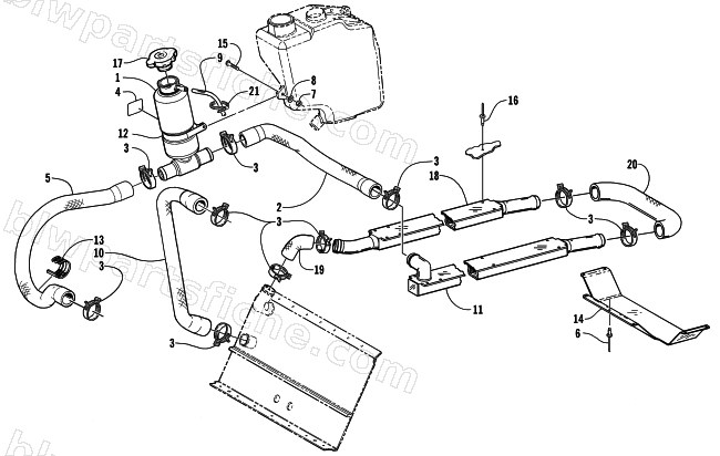 COOLING ASSEMBLY diagram