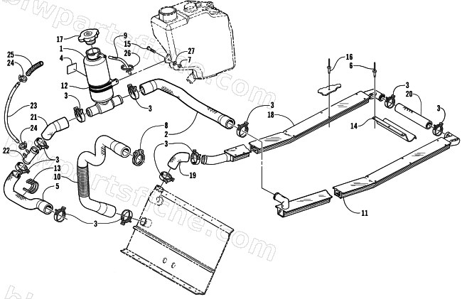 COOLING ASSEMBLY diagram