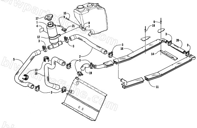 COOLING ASSEMBLY diagram