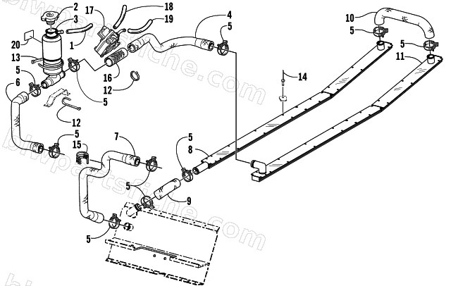 COOLING ASSEMBLY diagram