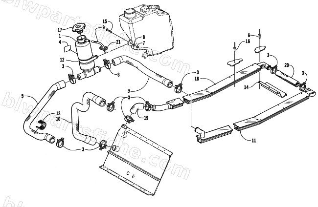 COOLING ASSEMBLY diagram