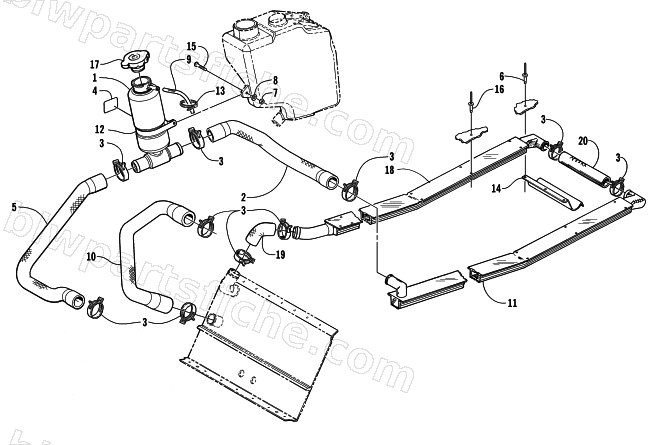 COOLING ASSEMBLY diagram