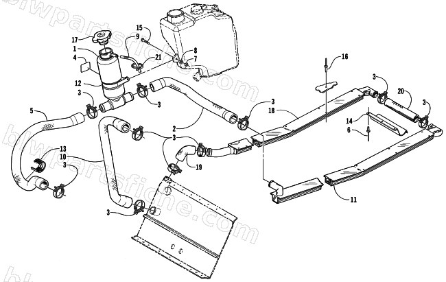 COOLING ASSEMBLY diagram