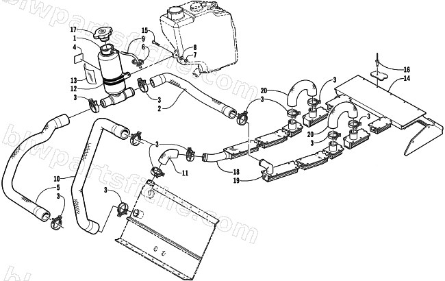 COOLING ASSEMBLY diagram
