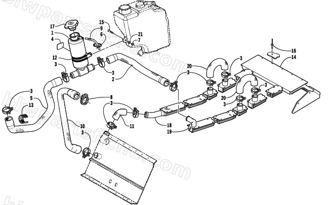 COOLING ASSEMBLY diagram