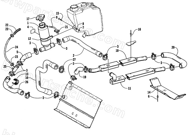 COOLING ASSEMBLY diagram