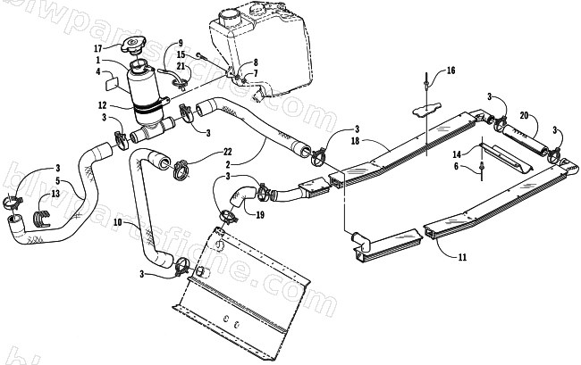 COOLING ASSEMBLY diagram