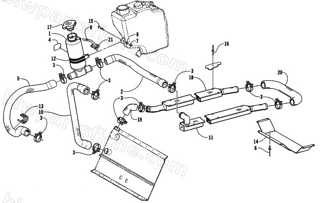 COOLING ASSEMBLY diagram