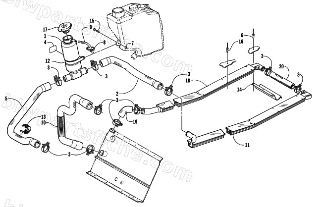 COOLING ASSEMBLY diagram