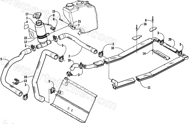 COOLING ASSEMBLY diagram