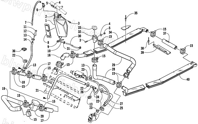 COOLING ASSEMBLY diagram