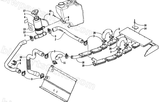 COOLING ASSEMBLY diagram