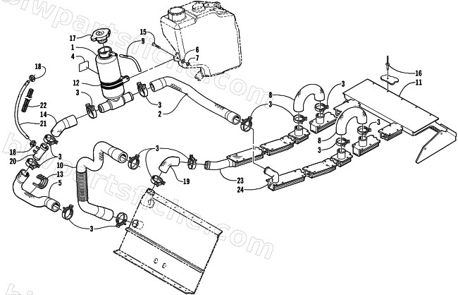 COOLING ASSEMBLY diagram