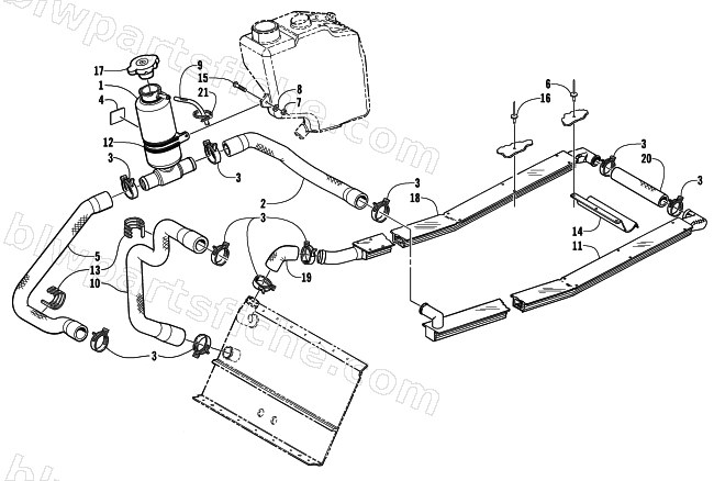 COOLING ASSEMBLY diagram