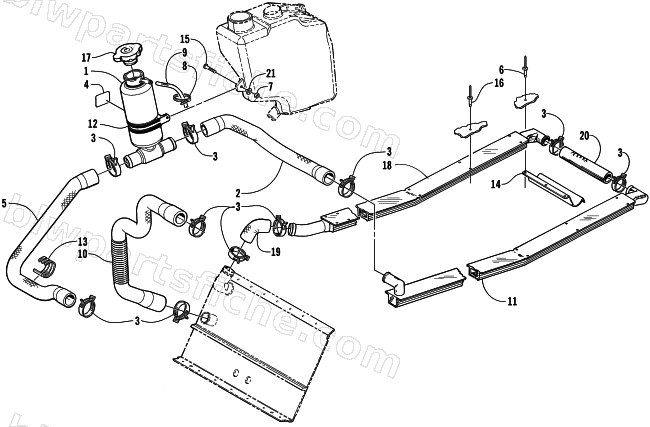 COOLING ASSEMBLY diagram