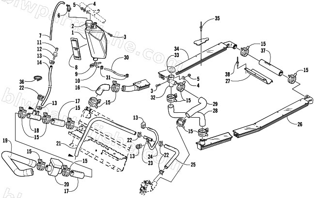 COOLING ASSEMBLY diagram