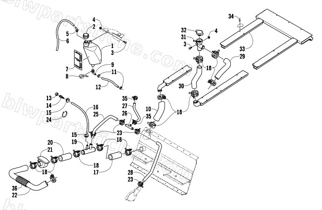COOLING ASSEMBLY diagram