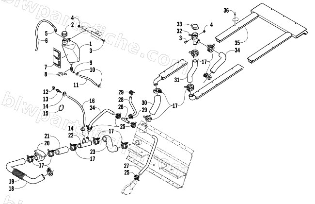 COOLING ASSEMBLY diagram