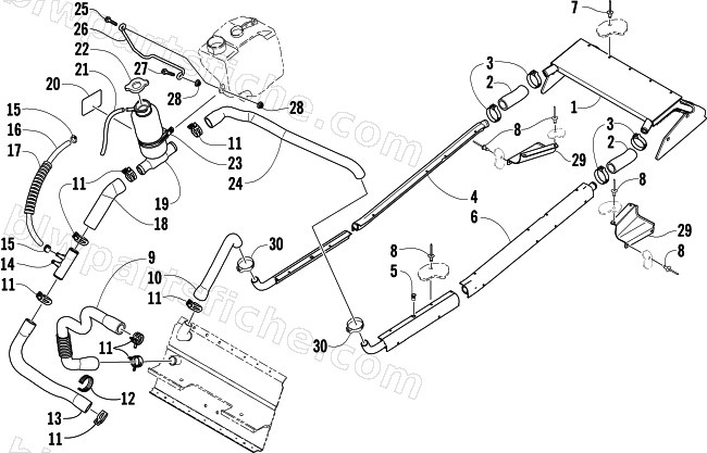 COOLING ASSEMBLY diagram