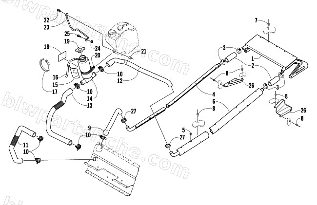 COOLING ASSEMBLY diagram